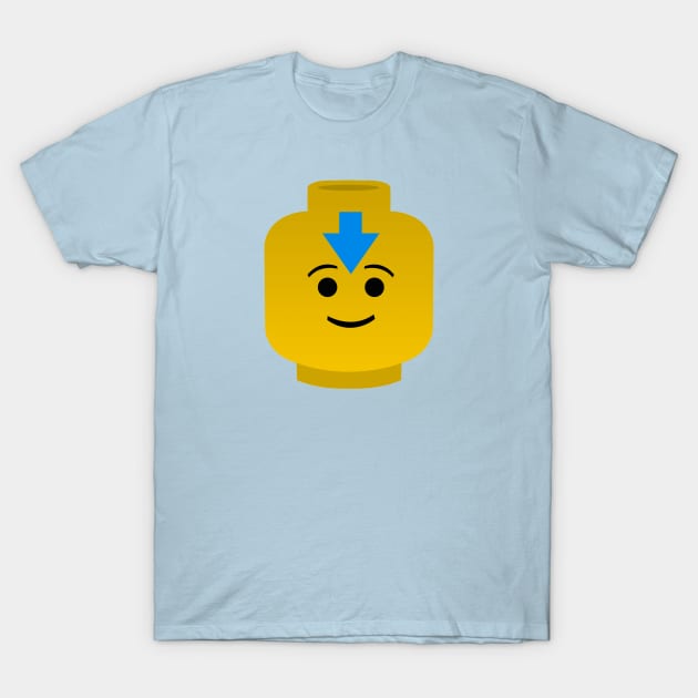 Lego head Aang T-Shirt by ShockDesign